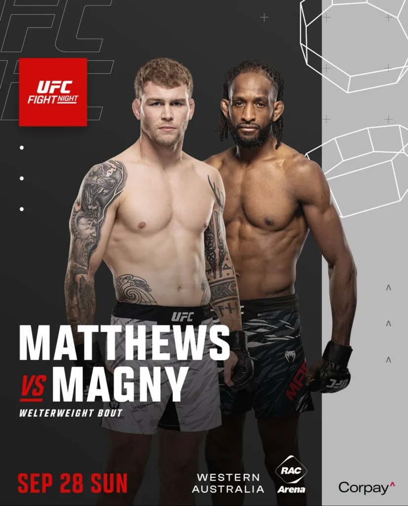 jake matthews vs neil magny ufc perth