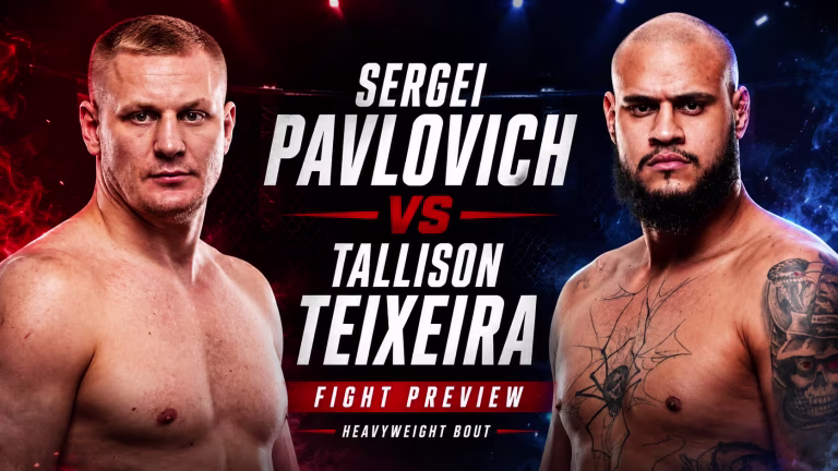 Sergei Pavlovich vs Tallison Teixeira records, style key stats, and prediction.