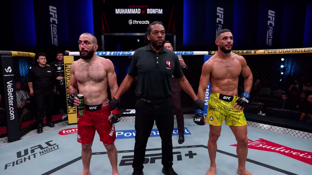 Gabriel Bonfim Outworks Belal Muhammad by Decision in Welterweight Main Event