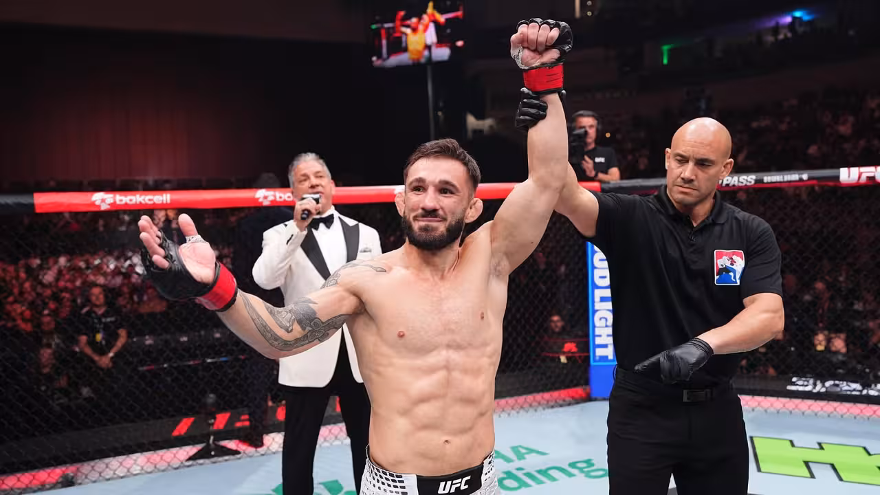 Kaan Ofli Captures First Round Submission Victory Over Javier Reyes at UFC Fight Night