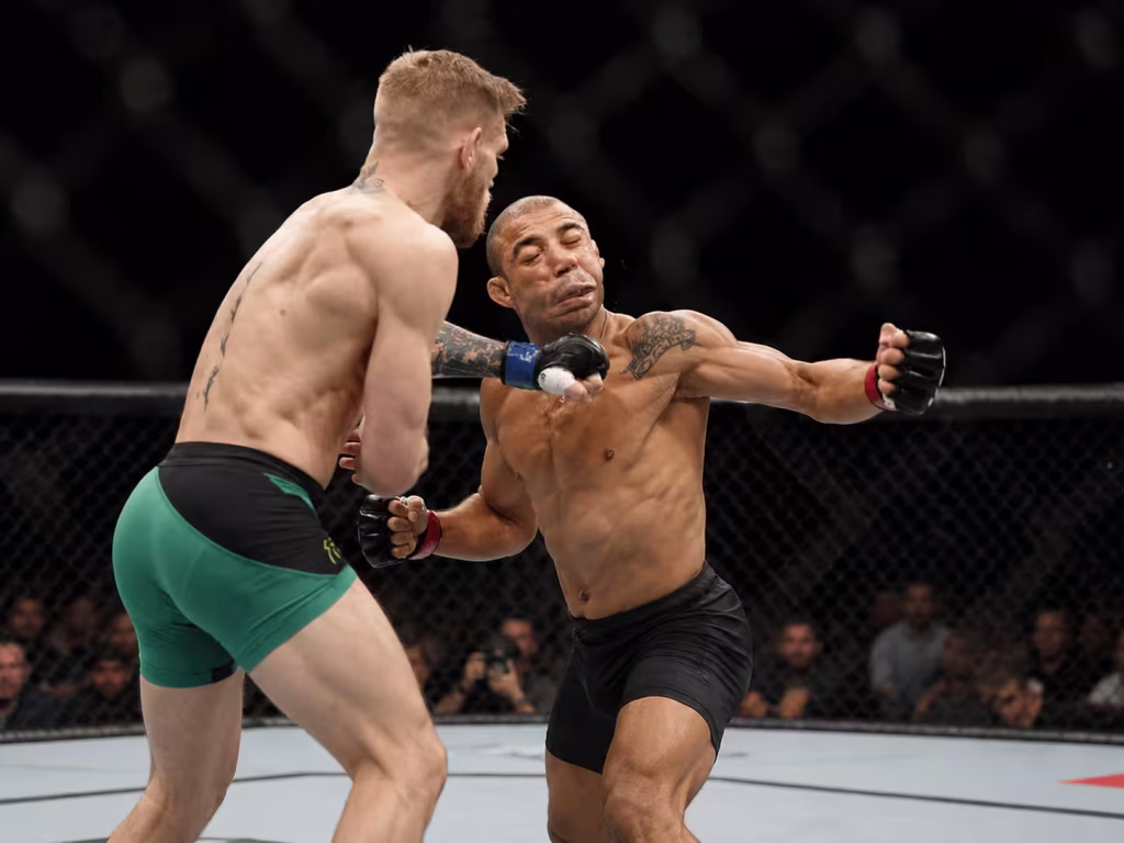 The historic 13 second counter left hook