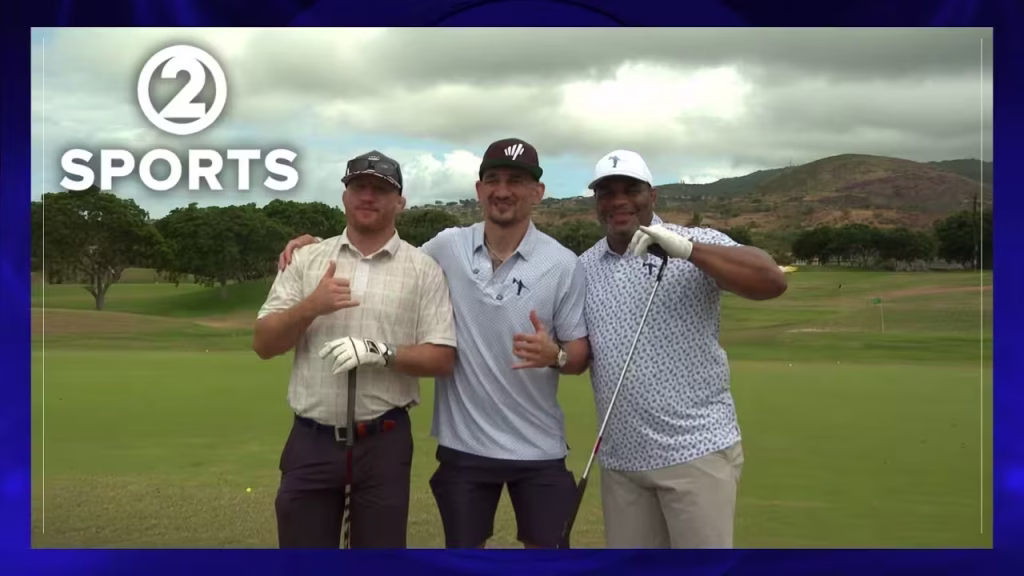 Justin Gaethje Supports Max Holloway Foundation at Hawaii Golf Classic