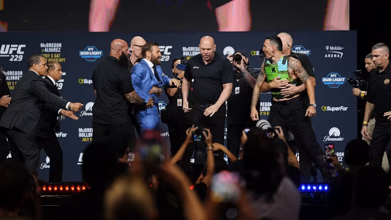 Max Holloway Vows to Snatch Conor McGregors Belts in Explosive UFC 329 Press Conference
