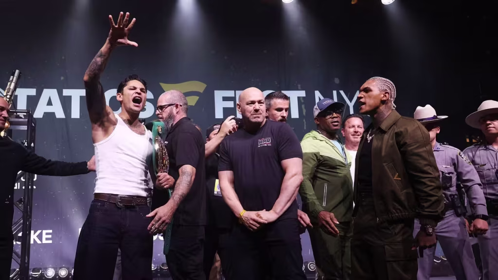 Ryan Garcia and Conor Benn Clash in Heated Fanatics Fest Face Off Ahead of Title Fight