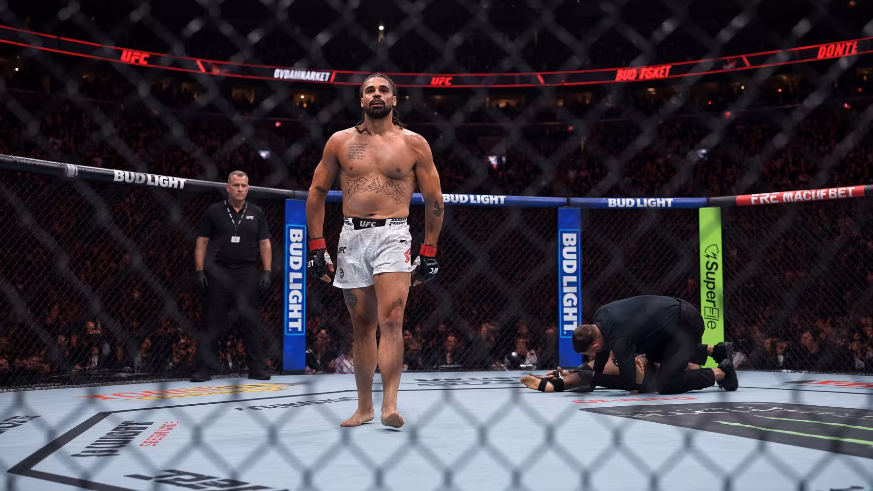 Donte Johnson Knocks Out Eric McConico in First Round at UFC 330
