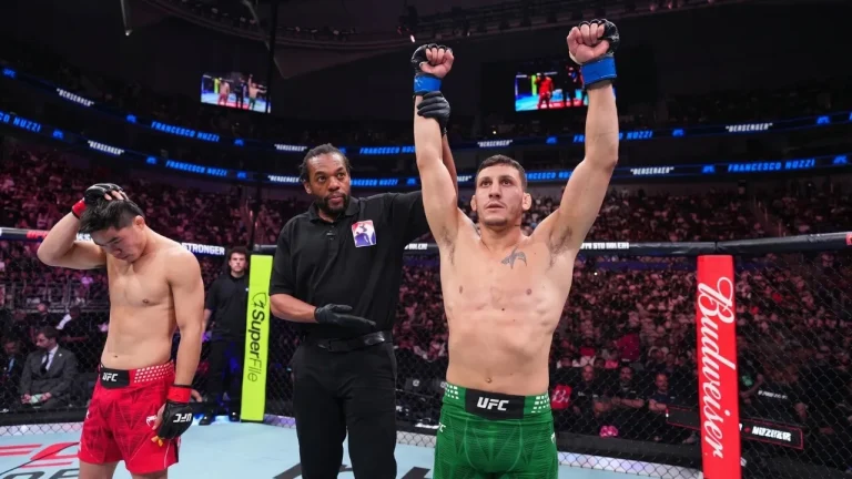 Francesco Nuzzi TKOs Xiao Long in 60 Seconds in UFC Debut