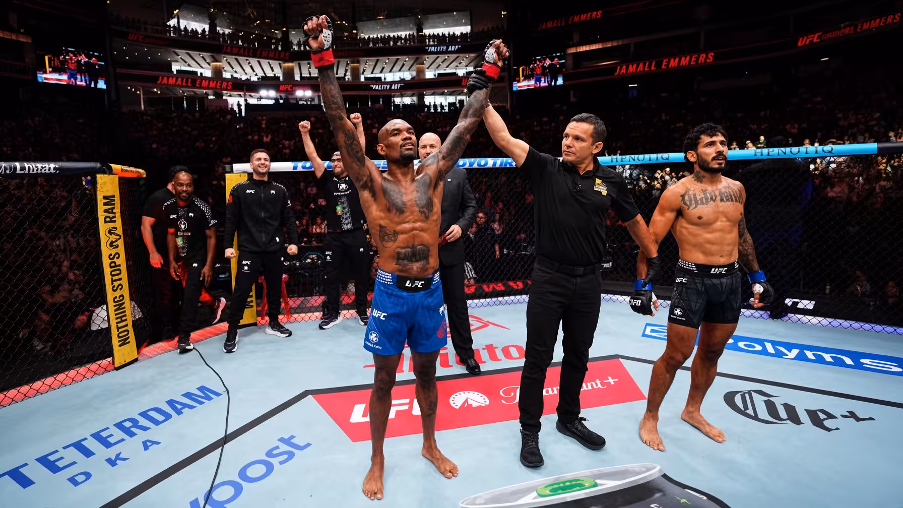 Jamall Emmers Stops Lerryan Douglas With First Round TKO at UFC Sacramento