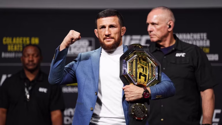 Merab Dvalishvili Says Jon Jones Is the Real GOAT, Not Islam