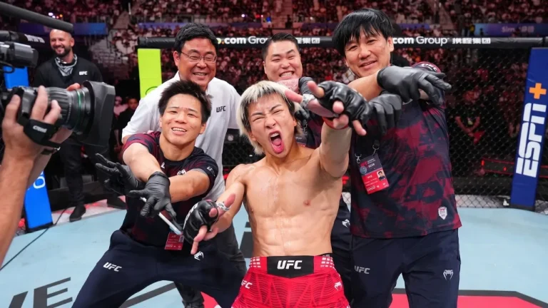 Rei Tsuruya Submits Kevin Borjas in Round 1 at UFC Shanghai