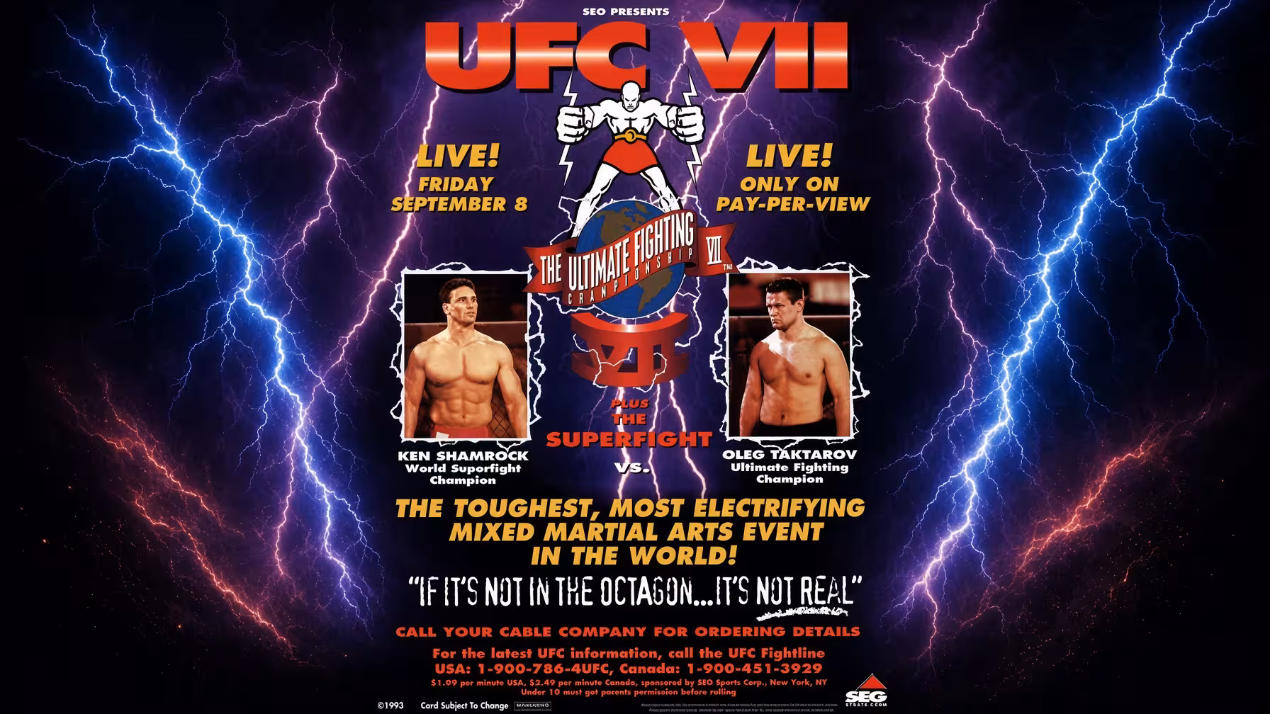 UFC 7: The Brawl in Buffalo Full Fight Card, Date & Details