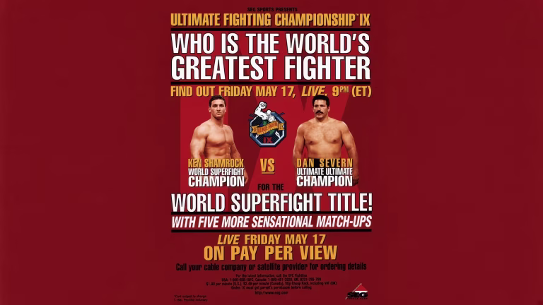 UFC 9: Motor City Madness Full Fight Card, Date & Details