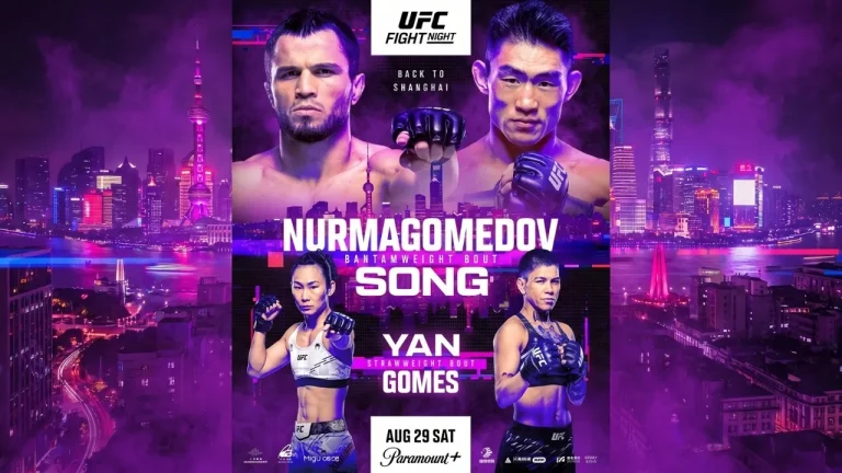 Umar Nurmagomedov vs Song Yadong Headlines UFC Shanghai Fight Card