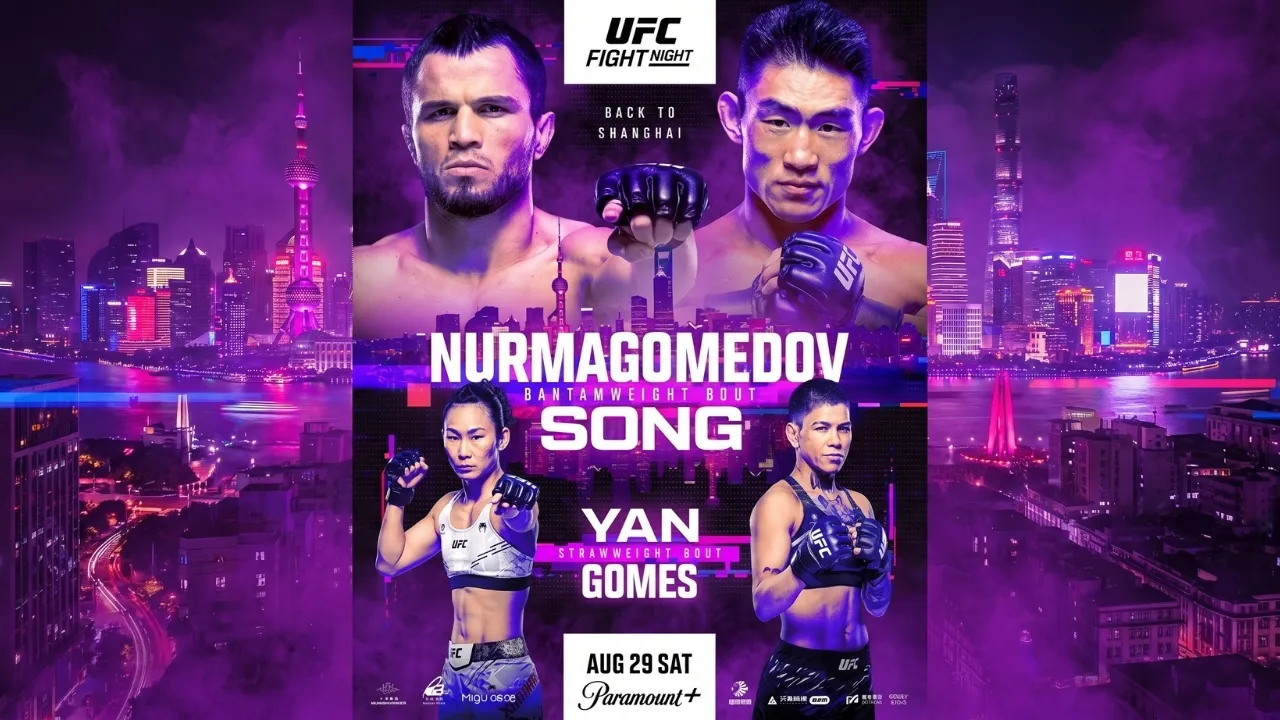 Umar Nurmagomedov vs Song Yadong Headlines UFC Shanghai Fight Card