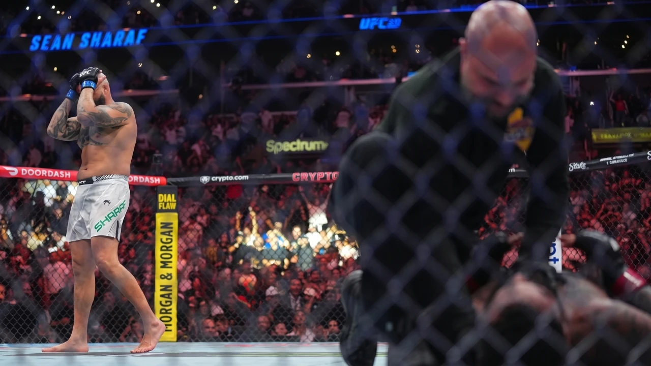 Sean Sharaf Knocks Out Gable Steveson in 12 Seconds at UFC 331